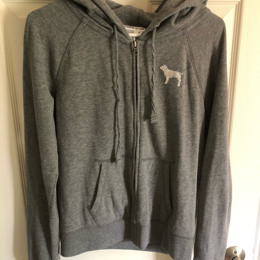 Victoria’s Secret sequin zip up